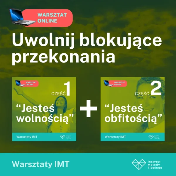 Pakiet: Uwolnij blokujące przekonania cz.1 (18-19 kwietnia) + cz.2 (30-31 maja 2026)
